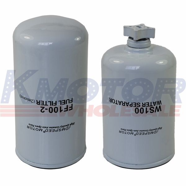 Fuel Filters & Water Separator Filters 2 Sets Replacement For FF100-2 WS100