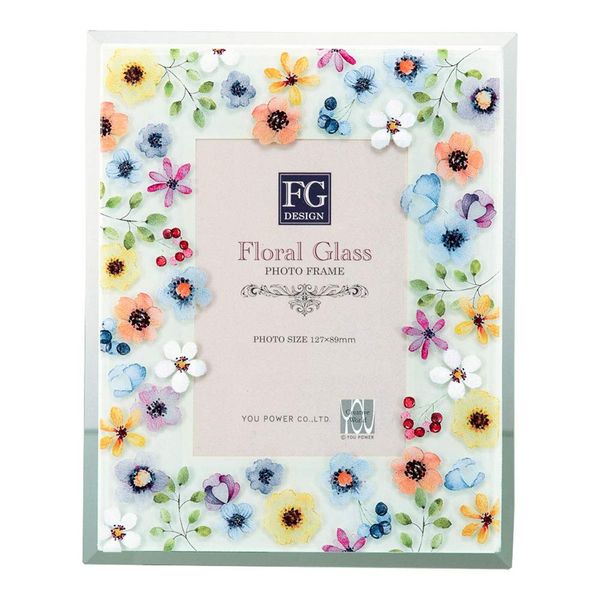 yu-pawa- Photo, Picture Frame, Photo Frame Multi Weight: approx. 0.4kg "Multi Flower" FF – 02099