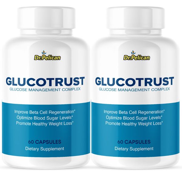 Glucotrust- Blood Support- 2 Bottles- 120 Capsules