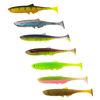 LMAB Bleak Shad 6 cm, 9 cm, 12 cm, 15 cm, 18 cm KÖFI – Rubber Fish Fishing Lure – Rubber Bait for Zander, Perch, Pike & Trout – Zander Bait, Pike Bait, Artificial Bait (9 cm, Galaxy)