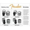 Knob Kit, Telecaster Chrome Dome Knobs w/Modern Round Switch Tip