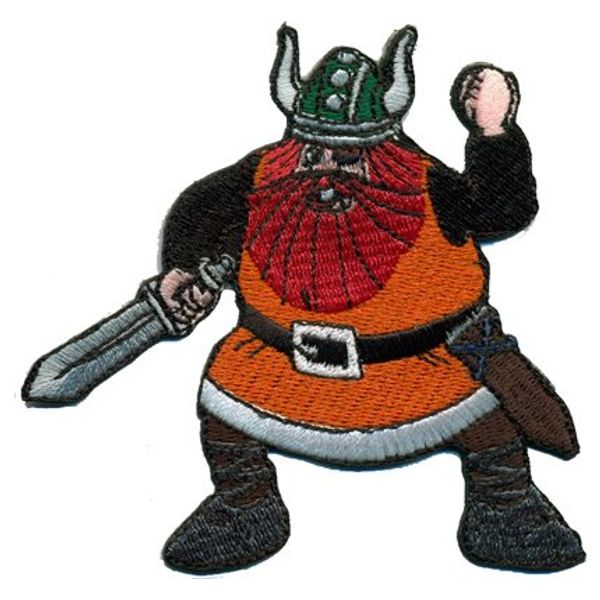 Wicki und die starken Maenner Wickinger Viking Comic Rockabilly Aufnäher Patch
