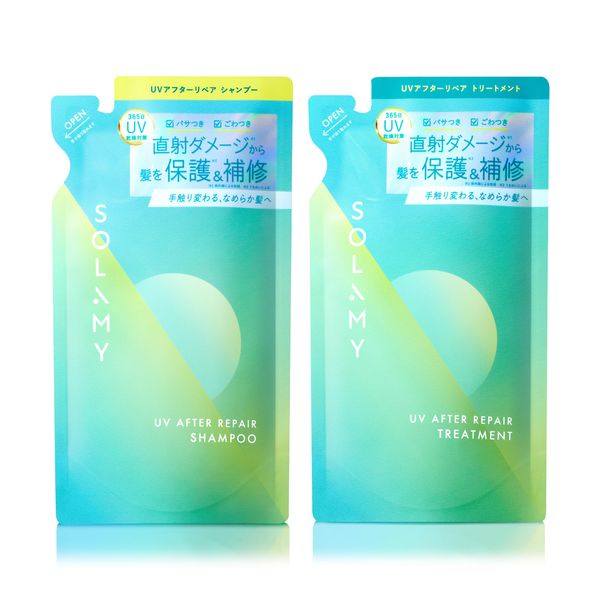 SOLAMY Solamoo Shampoo Treatment Set Refill UV After Repair
