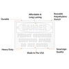 SmartSign "Permit Required Confined Space" Reusable Stencil | 14" x 20" Plastic