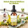 Mullein Drops for Lungs Mullein Leaf Extract Drops, Alcohol-Free Sugar Free