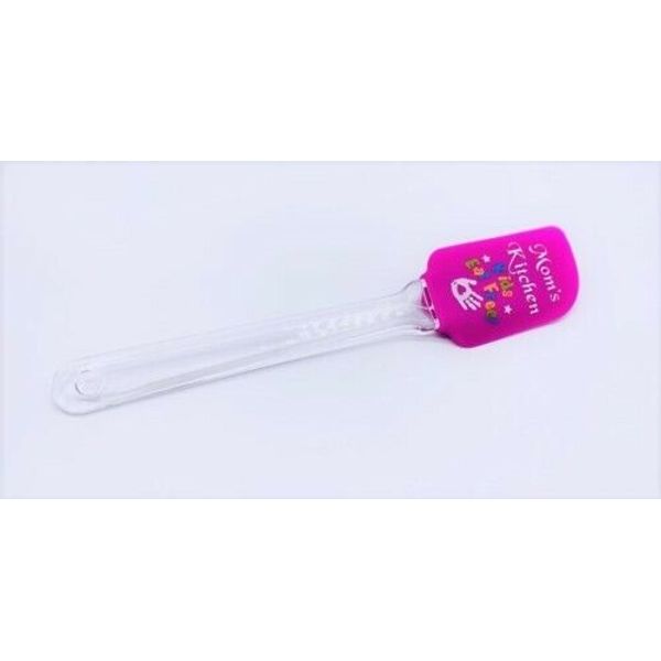 Mom’s Kitchen, Kids Eat Free Silicone Spatula with plastic handle,