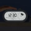 CENPEK 6-in-1 Timer LCD Visual Timer with 3 Alarms, Clock, Date, Temperature, Light Display for Home, Office and Classroom - Stylish Multifunction Timer, White