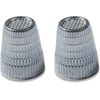 HAND Slip-Stop Silver Finger Tip Thimbles Diameter 16.5mm, Pack of 2