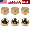 6Pcs Solid Brass Refill Propane Bottle Cap Universal for 1 LB Gas Tank Cylinder