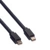 ROLINE DisplayPort Kabel, Mini DP ST - Mini DP ST, schwarz, 3 m