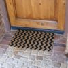 Rubber-Cal "Modern Lattice" - Contemporary Coir Mat