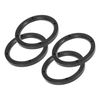 Partuto 4 Pcs 6.5 Inch Universal Speaker Spacer Adapter - Plastic Black