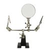 Third Hand Soldering Solder Iron Stand Holder Magnifier Helping Station Tool