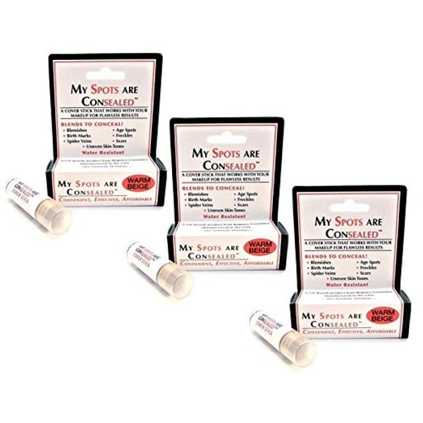 My Spots Are Consealed Concealer - 0.17oz./5ml Each - 3 Pack - Warm Beige