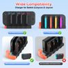 [Joycon 2/1 Compatible] Controller Charger, Charging Dock for Nintendo Switch 2, Fast Dual-Direction Charge with LED Indicator, Magnetic Charging for Switch 2 Controller