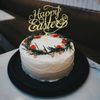 Happy Easter Acrylic Cake Topper - Bunny Ears - 3 Little Desserts