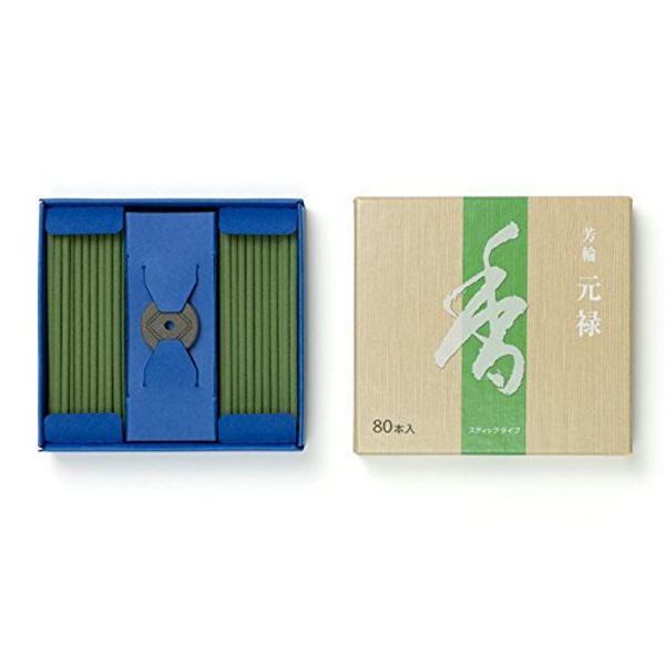 Genroku Incense, Stick Type, Pack of 80