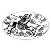 CafePress Don Quixote 2 Rectangle Sticker Oval Car Bumper Sticker