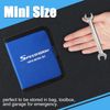 SPEEDWOX Mini Spanner Set Case, 10 Pockets, Tool Bag, Work Bag, Durable, Lightweight, Compact Size, Polyester Case, Tool Bag, Waist Bag