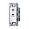 Panasonic WTF147241W Wide Embedded Charging USB Outlet 2 Port
