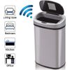13 Gal/ 50L Stainless Touch Free for Office Kitchen Automatic Sensor Trash Can