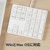 Magicforce Wired Thin 34 Keys Numeric Keyboard with Tab Keypad, USB Mini Keyboard, Compatible with External PC/Laptop, Multifunction Number Pad (White)