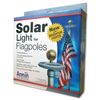 Annin Flagmakers Solar Powered Outdoor Flagpole with LED Light, 9 Inch (Model 2472)