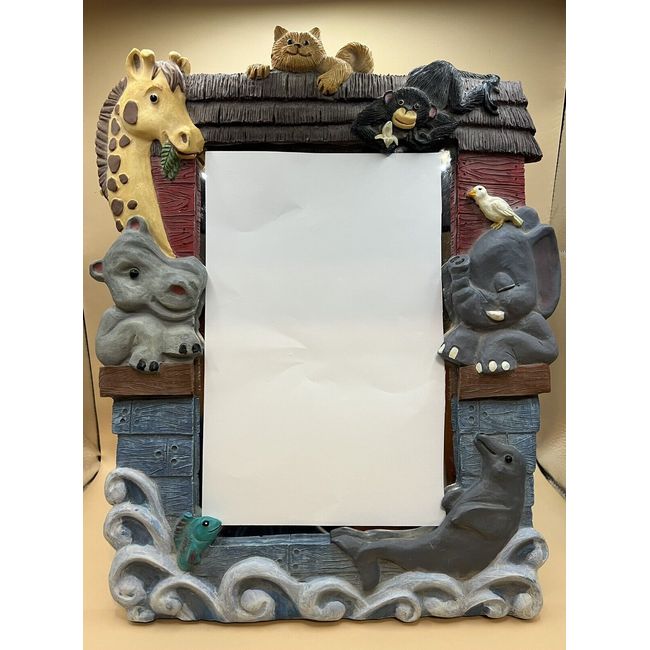 Noahs Ark Animal Wall Mount Free Stand Nursery Mirror