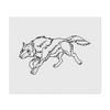 2 x 'Wolf' Microfibre Lens/Glasses Cleaning Cloths (LC00009717)