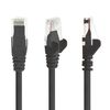 1aTTack.de Network cable Cat.6 - black - 1x - 10m - CAT6 Ethernet cable Lanka cable 1000 Mbits patch cable