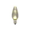 Vickerman C9 Twinkle Transparent Plastic LED Warm White Dimmable Bulb, 25 per Bag