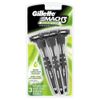 Gillette Mach3 Men's Disposable Razors Sensitive Comfortable Smooth Shave 3ct