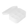 Organizer for Cosmetics, Make-up case. Practical, Dust-resistant for the Dressing Table (S Size 6 Compartments)