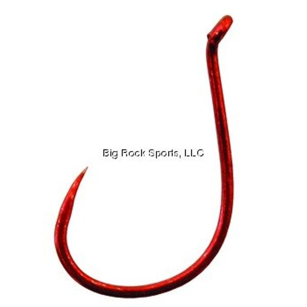 Gamakatsu Barbless Hooks - Red - 4