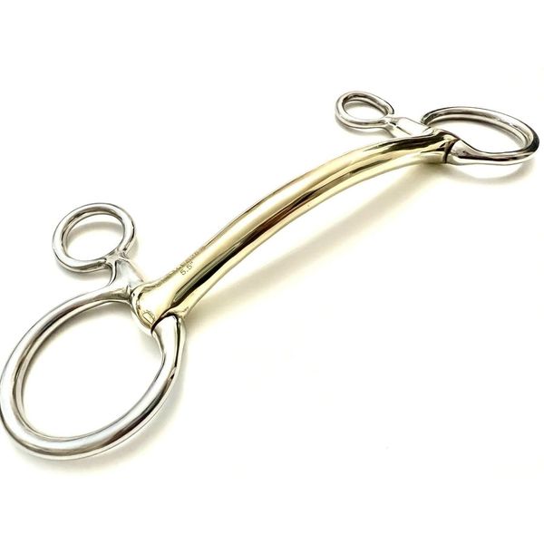 Hanging Cheek Mullen Mouth Snaffle Bit GS & SS (UKSALES25®) *SAME DAY DISPATCH* (5.0 INCHES)