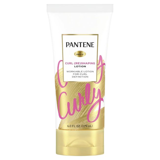 Pantene Hair Lotion, Moisturizing, for Curly Hair, Safe for Color Treated Hair.