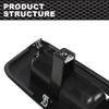 CNNELL Tailgate Handle Bezel Compatible with 2007-2014 Chevy Silverado/GMC Sierra GM1916107