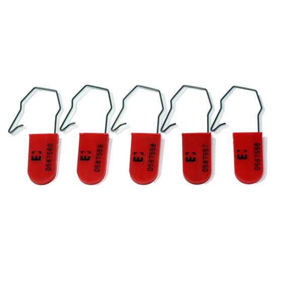 20 x Padlock Security Seals - Key Seals - Security Key Tags - Anti-Tamper