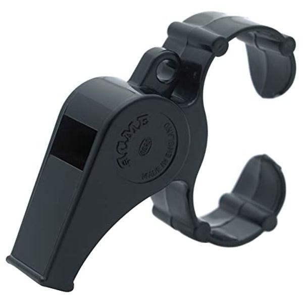2022 Acme Thunderer Black Plastic Finger Whistle