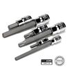 Capri Tools 3-0607 Long 6 mm Hex Bit Socket, 1/4-Inch Drive, Metric