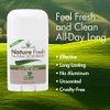 Nature Fresh Natural Deodorant | Natural Formula | No Aluminum or Harsh Chemicals | Long Lasting Odor Control | Unscented | 20% Pure UltraAloe Aloe Vera Gel | Cruelty-Free | 1.5 oz stick