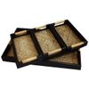 [Natural Handmade] Bamboo Serving Tray (Square Golden Week 4 Piece Set)