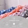 Basic Sense 10mm Polka Dot, Large Viscose Scarf, Blue/White Dot