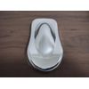Car Shape Paint Sample Test Piece Paint Model Paint Color Sample (White A 5 Pcs)