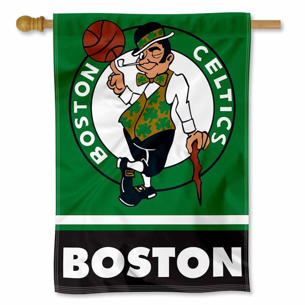 Boston Celtics Two Ply and Double Sided House Flag