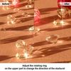 Walking Way 4 Points Star Filter 49 MM Variable Twinkle Effect Starburst Filter - Cross-Screen Filter - Slim Sparkling Effect Lens Filter