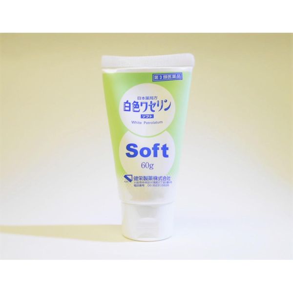 【第3類医薬品】白色ワセリン ソフト 60g ×6