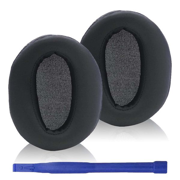 Adhiper WH-CH710N Ear Pads Replacement Ear Pads for Sony WH-CH700N, WH-CH710N, WH-CH720N, Compatible with Sony WH-CH710N Headphones (Ice Silk Cloth/Black)