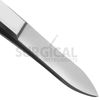 Iris Forceps 4" Serrated Full Curved Surgical Veterinary Instrument German Grade