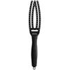 Olivia Garden Fingerbrush™ Paddle Hair Brush Small - Scalp Shape, Ionic Bristles, Massage, Comfortable, Anti-Static & Vented Hairbrush